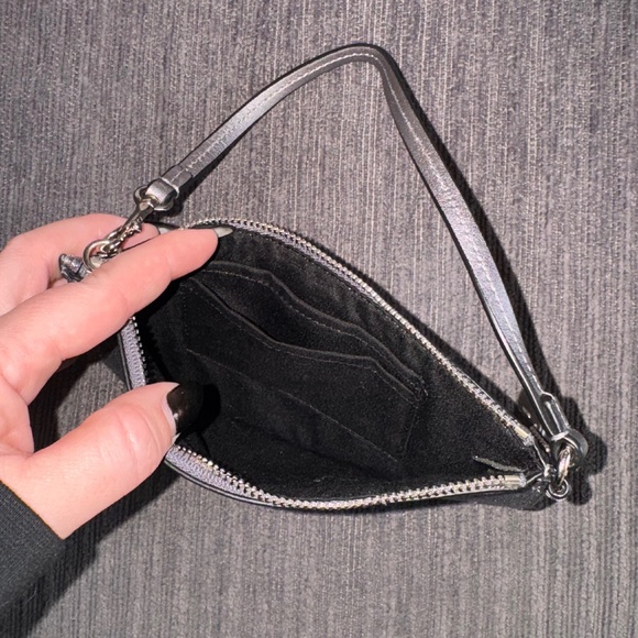 Silver Glitter Coach Wristlet - Picture 3 of 3